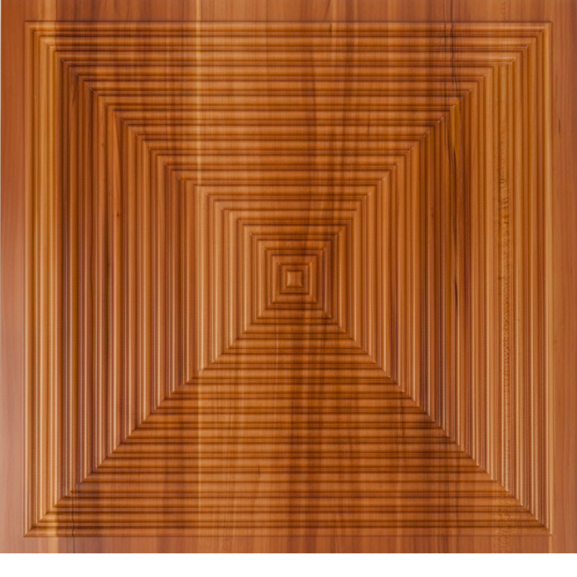 Dark Wood Pyramid Design 3D Wall Panel