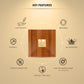 Darkwood 3D Wall Panels Line Design
