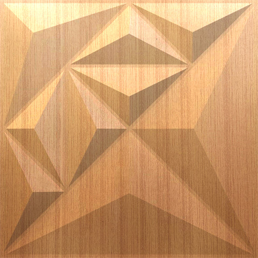 Gold Diamond Design 3D Wall Panel-1