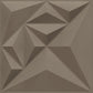 Modern 3D PVC mirror wall panel for living room