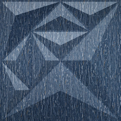 Electric Blue Diamond Design 3D Wall Panel-1 