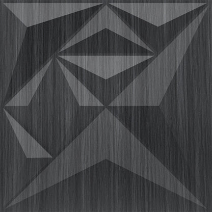 Grey Pine Wood Diamond Design 3D Wall Panel-1