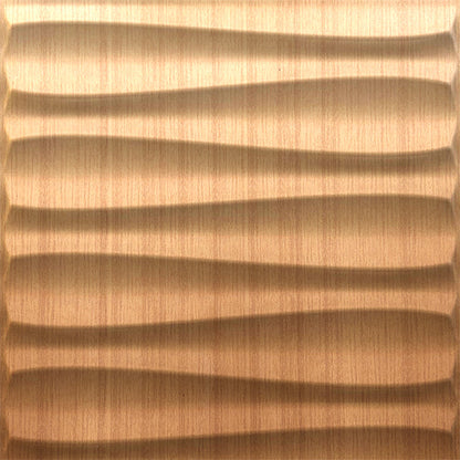 Gold 3D Wall Panels Dune Design