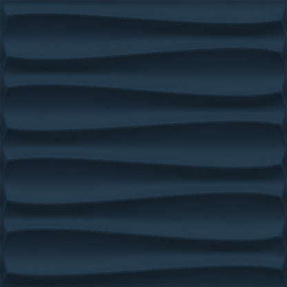 Navy Blue 3D Wall Panels Dune Design