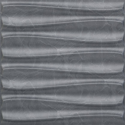 Gray marble 3D Wall Panels Dune Design