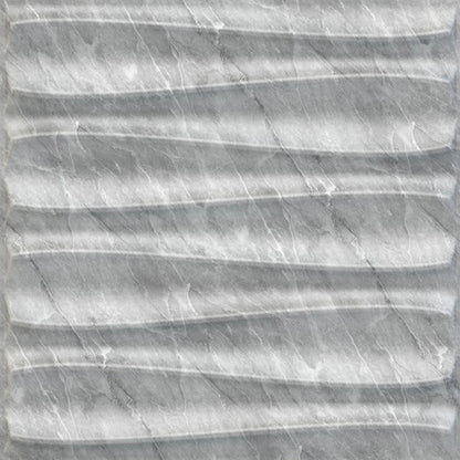 White Marble 3D Wall Panels Dune Design
