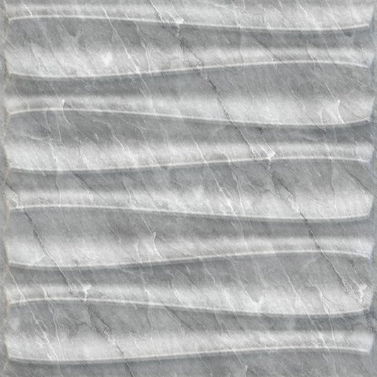 White Marble 3D Wall Panels Dune Design