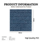 Electric Blue Self Adhesive 3D Panels Brick Design