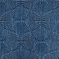 Electric Blue Self Adhesive Panels Hand Fan Design