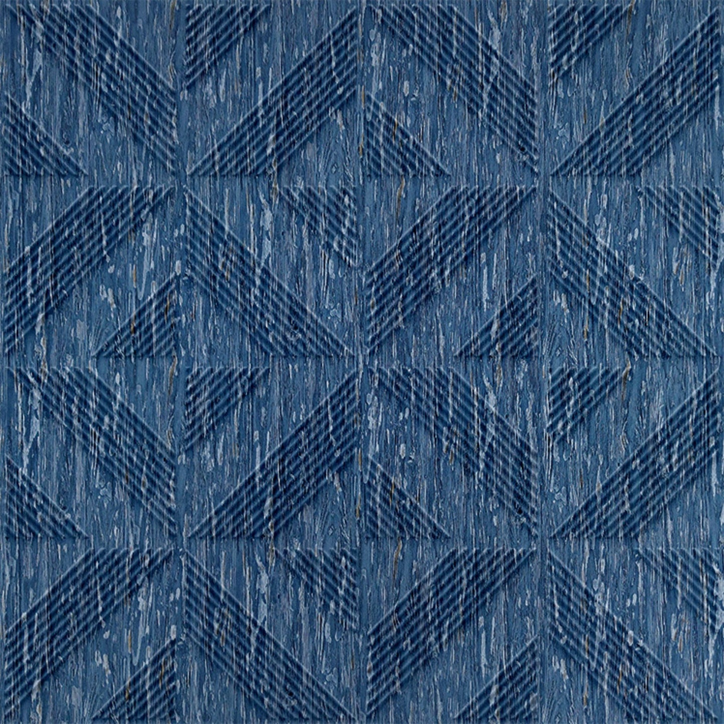 Electric Blue Self Adhesive Panels triangle Design