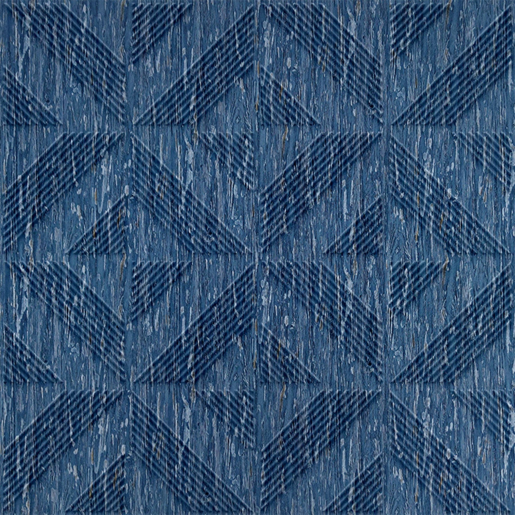 Electric Blue Self Adhesive Panels triangle Design
