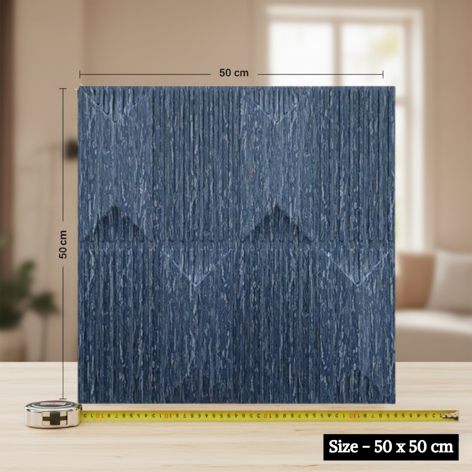 Electric Blue 3D Wall Panels Artisan Design