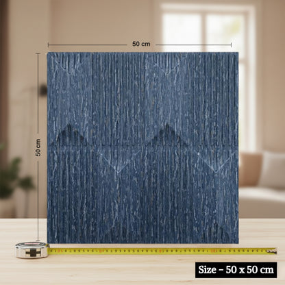 Electric Blue 3D Wall Panels Artisan Design