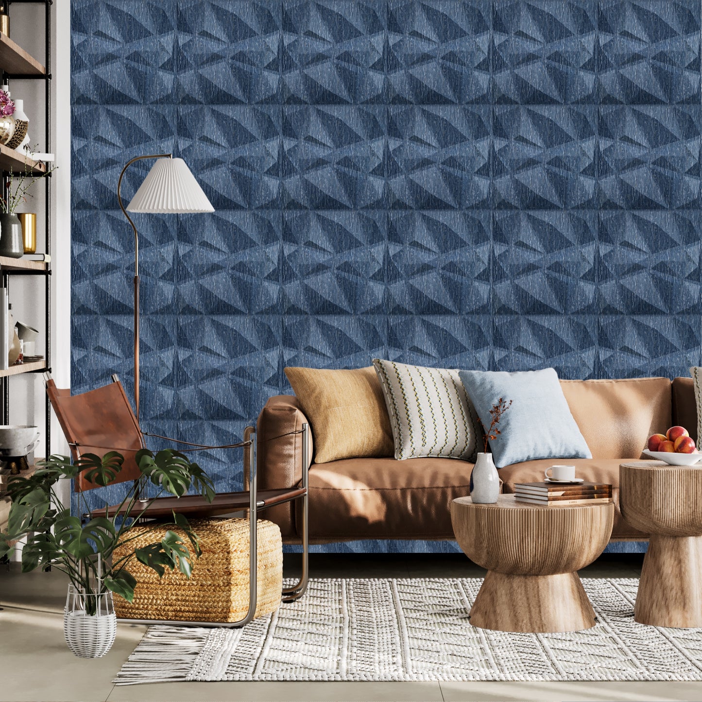 3D Wall Panels - PVC Stone Design 50X50 cm