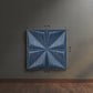 Electric Blue 3D Wall Panels Bloom Design