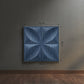 Electric Blue 3D Wall Panel Butterfly Design Front View