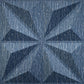 Electric Blue Crystal Design 3D Wall Panel View-1