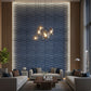 Electric Blue 3D Wall Panels Dune Design