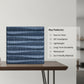 Electric Blue 3D Wall Panels Dune Design