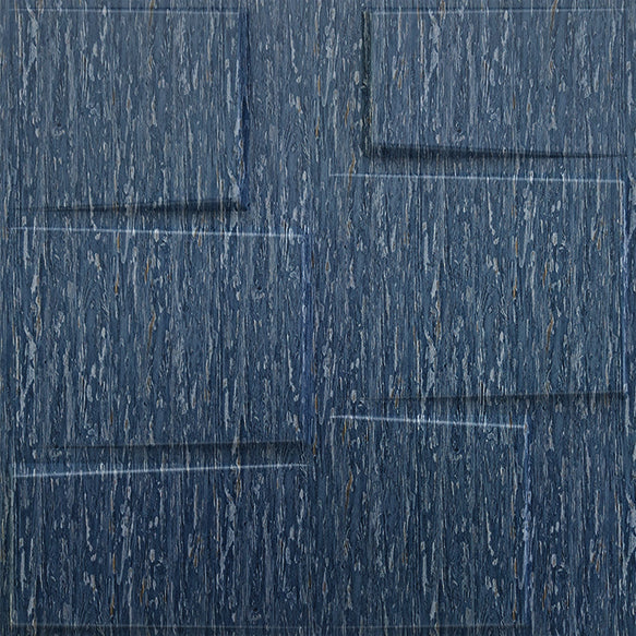 Electric Blue Stream Design 3D Wall Panel