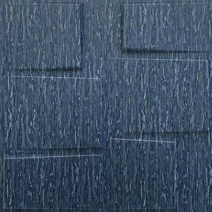 Electric Blue Stream Design 3D Wall Panel