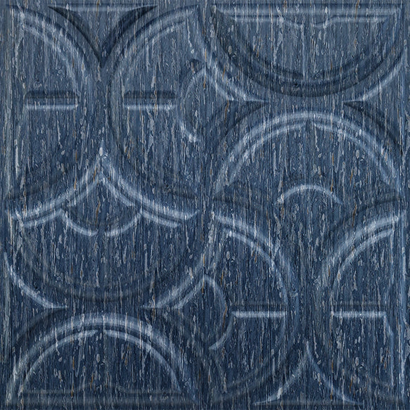 Eletric Blue 3D Wall Panels Luna Design
