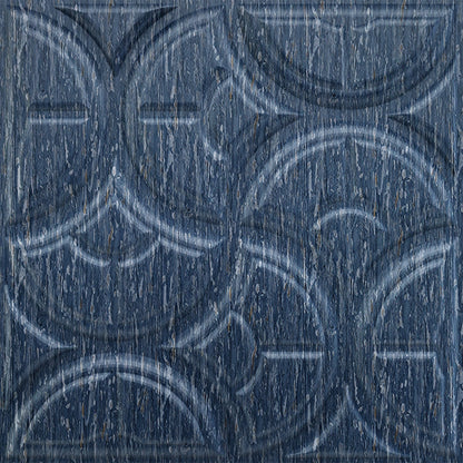 Eletric Blue 3D Wall Panels Luna Design