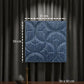 Eletric Blue 3D Wall Panels Luna Design