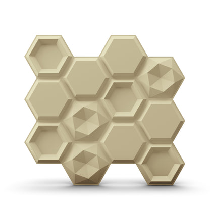 White Tail 3D Wall Panels Hexagon Design-5001