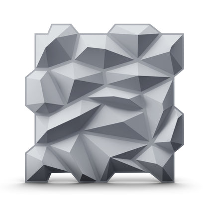 Gray Diamond Design 3D Wall Panel View-1