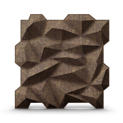 Magnum Brown Diamond Design 3D Wall Panel View
