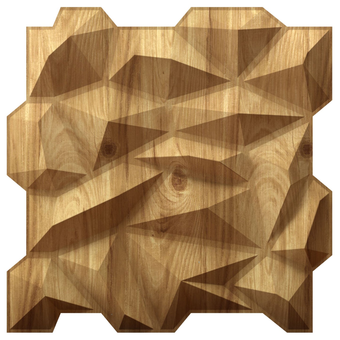 F5002 Beech Wood 3D Wall Panel
