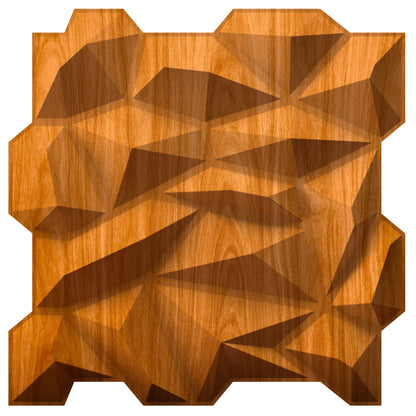 F5002 Teak Wood 3D Wall Panel