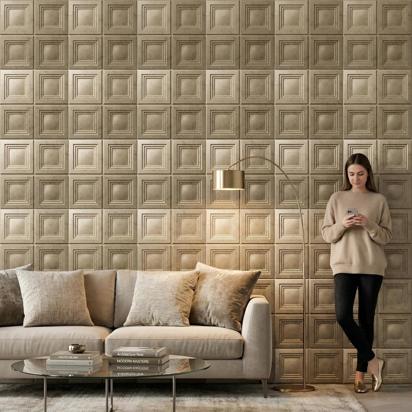 3D Wall Panels Geometric Design | 50cm X 50cm | D197
