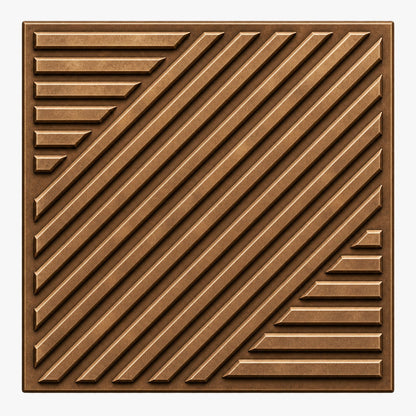 Gold Copper PVC Wall Panel