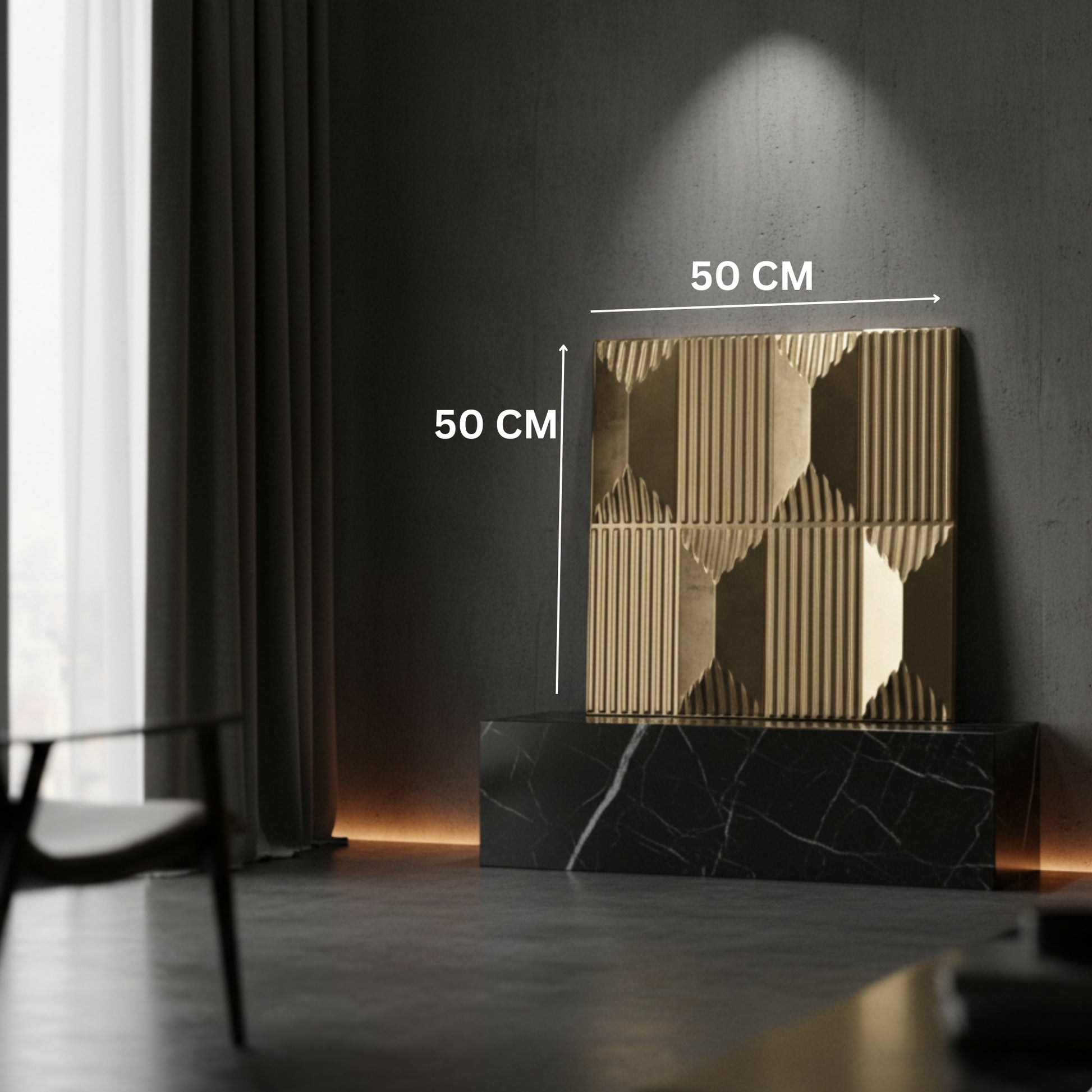 Gold 3D Wall Panels Artisan Design