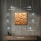 Gold 3D Wall Panels Luna Design