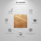 Gold 3D Wall Panels Swirl Design front