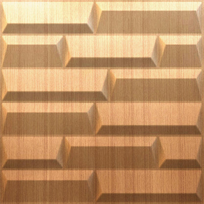 Gold 3D Wall Panels Vault Design