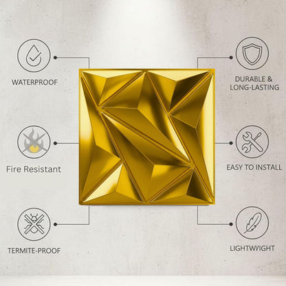 Gold Alps Design 3D Wall Panel-2