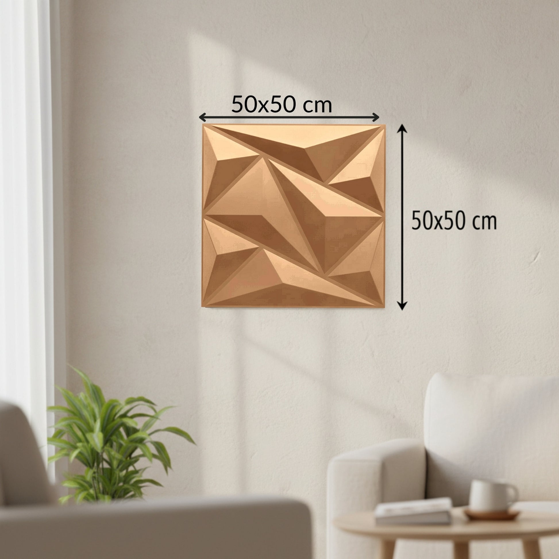 Gold 3D Wall Panels Alps Design