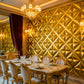 Gold 3D Wall Panels Butterfly Design