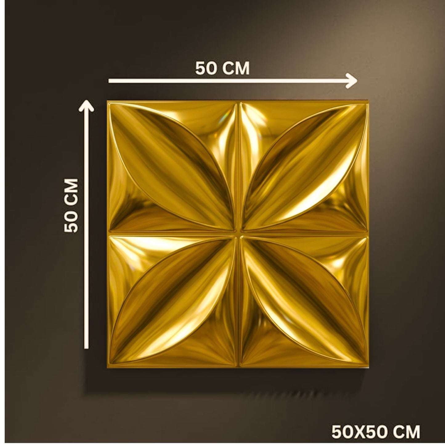 Gold 3D Wall Panels Butterfly Design