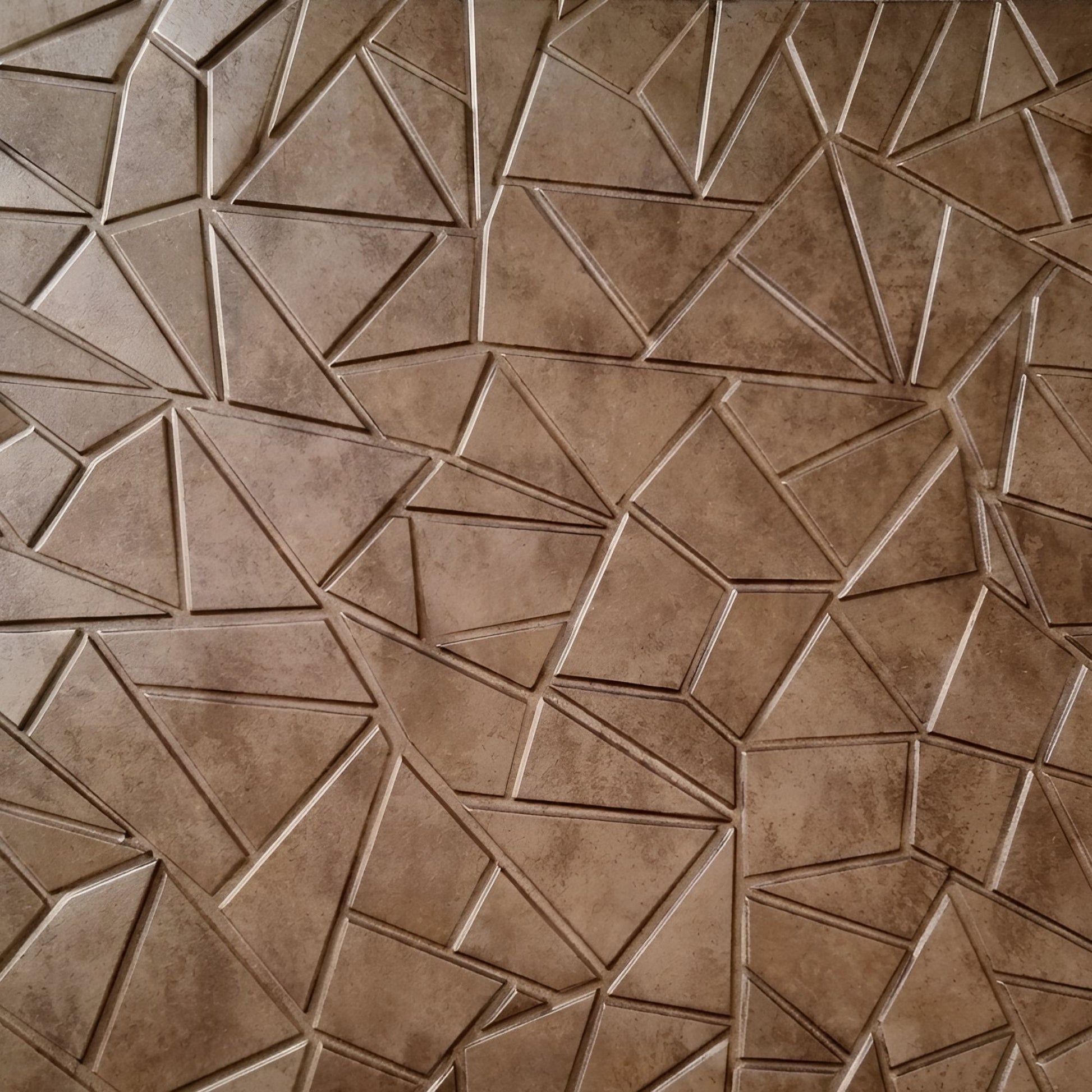 Gold Copper Rust self adhesive pvc panels