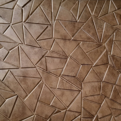 Gold Copper Rust self adhesive pvc panels