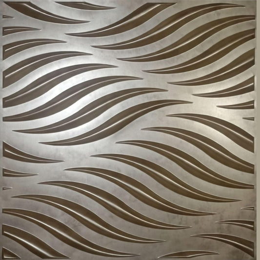 Gold Copper Self Adhesive 3D Panels Geometric 3D Design