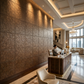 Gold Copper Rust self adhesive pvc panels
