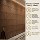Gold Copper Rust self adhesive pvc panels