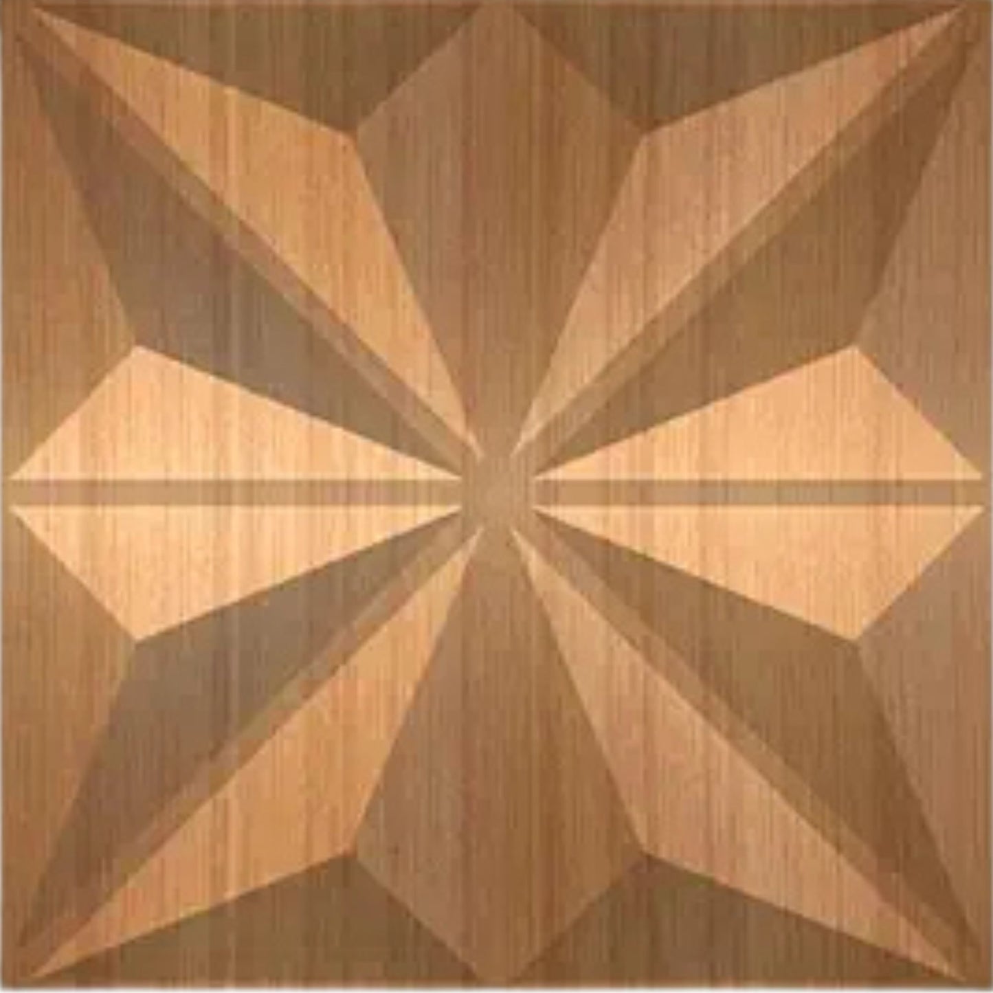 Gold Crystal Design 3D Wall Panel View-1