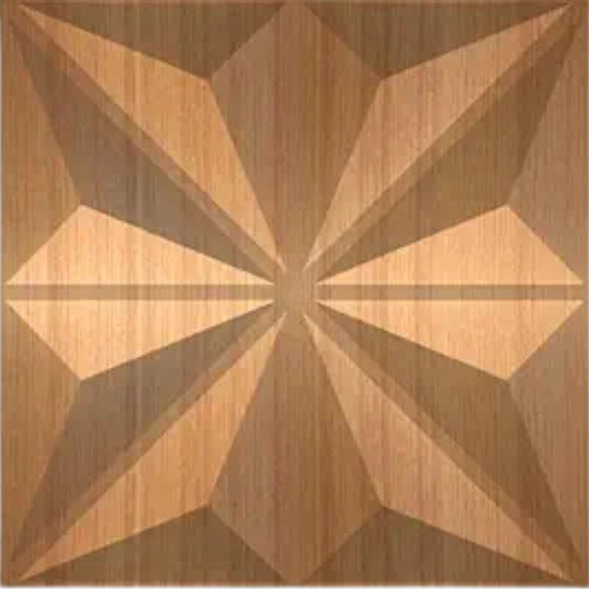 Gold Crystal Design 3D Wall Panel View-1